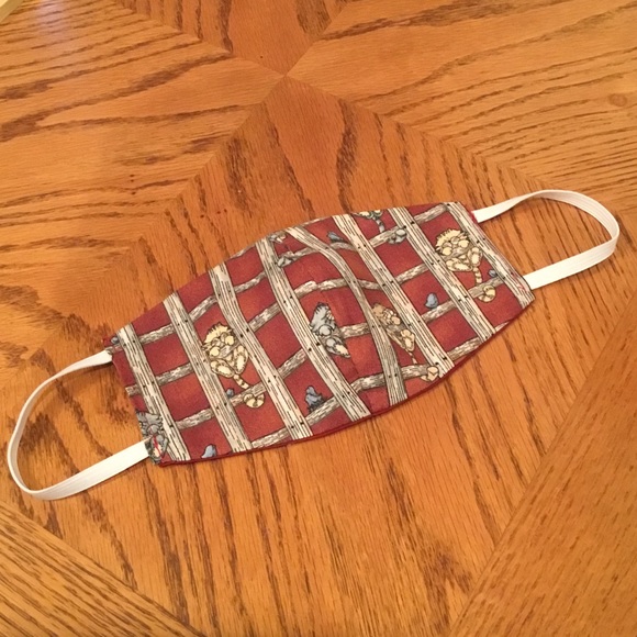 Hand Made Accessories - Kitty Cat Fabric Mask